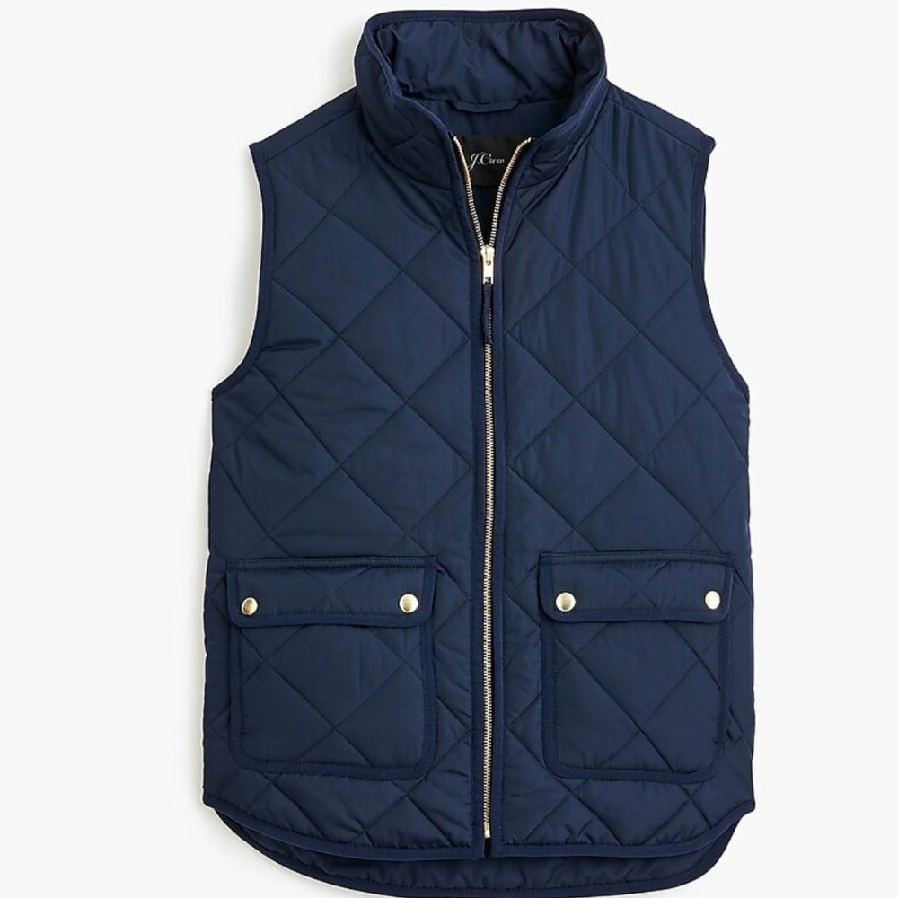 Navy J. Crew Vest XS